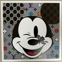 KeC: Mickey loves his Gucci Ears, POP Art, signiert 4/10