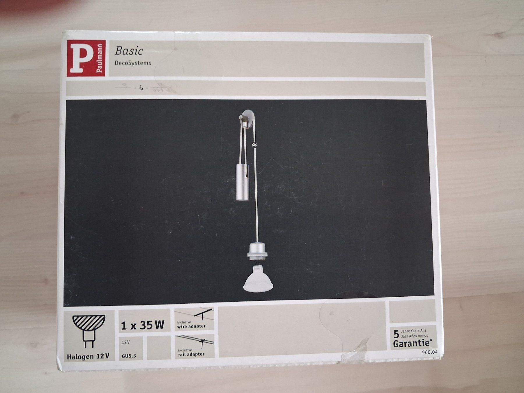 Paulmann Lampade: HÄNGELAMPE ZU PAULMANN SYSTEM BASIC DECO SYSTEM – Nuovo e nell'imballaggio originale da langnau venduto da Santos1411