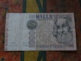 ITALIE  1000 Lire  (F)  Billet