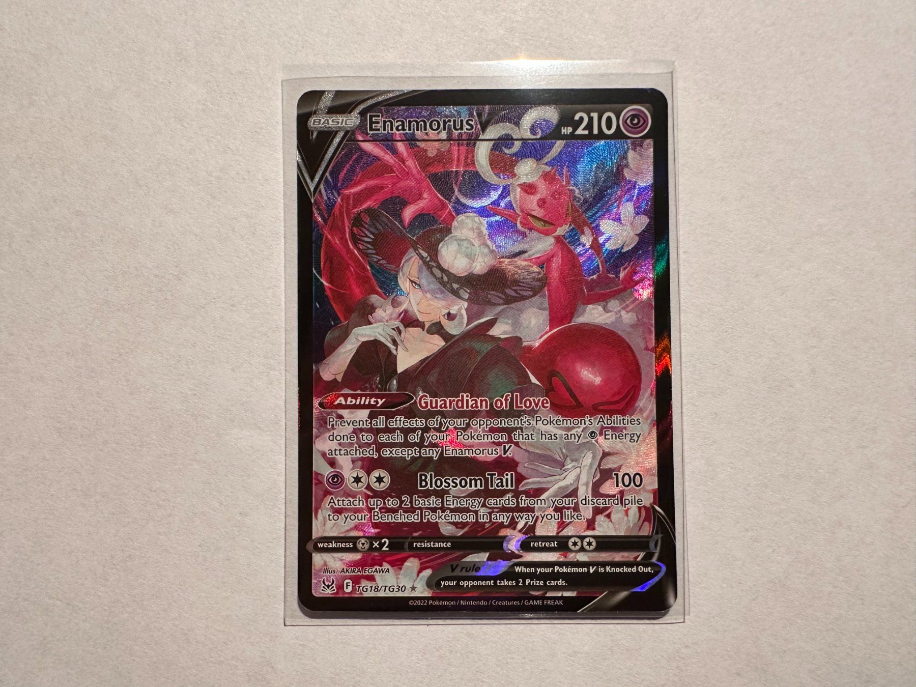 Pokémon Carte collezionabili: Enamorus V Trainer Gallery Lost Origin EN – Usato da Hagendorn venduto da Pokecollectorch