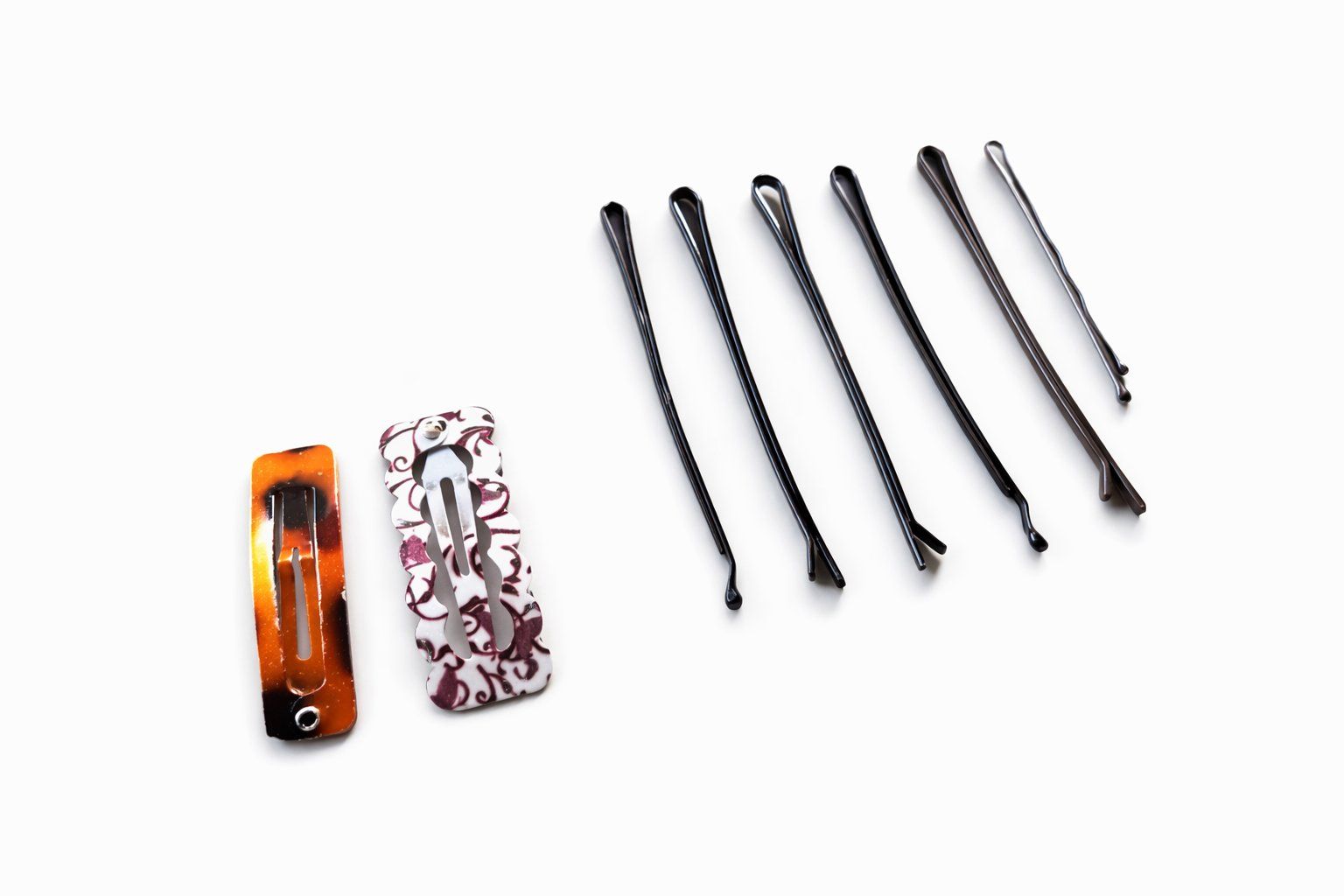 Accessori per capelli: Haarspangen Set Braun Schwarz – Nuovo (secondo la descrizione) da Fully venduto da VaneaSelection 1
