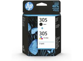 Pack cartouches d’encre HP 305 noire + couleurs