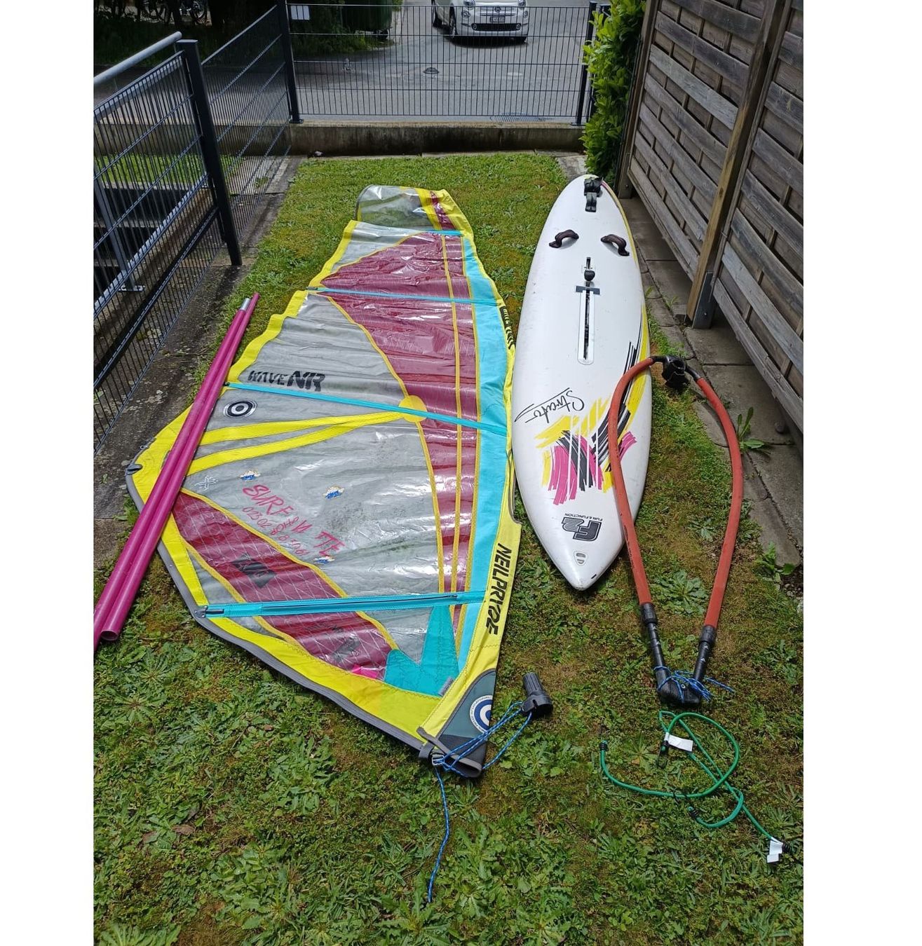 Tavole da surf e di nuoto: Windsurf Set: Neil Pryde, Fanatic, Stratos – Usato da Bern venduto da GHI-FHI