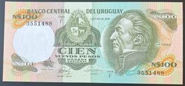 Uruguay 100 Nuevos Pesos (1987) - non circ./unz