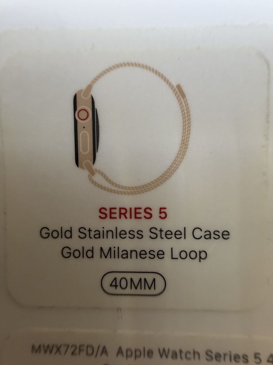 Apple Smartwatch: Apple Watch 40mm Edelstahl – Usato da Auw venduto da 02_tommy_02 3