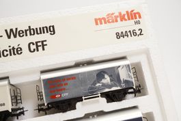 1å Märklin 84416.2 Kühlwagenset SBB Werbung