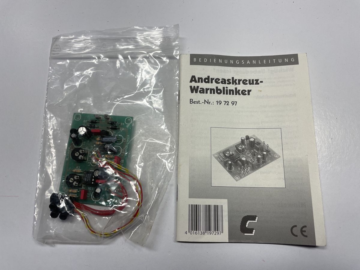 Modelleisenbahnen: Conrad Andreaskreuz Warnblinker  – Neu (gemäss Beschreibung) aus Gossau SG von Krokodil344