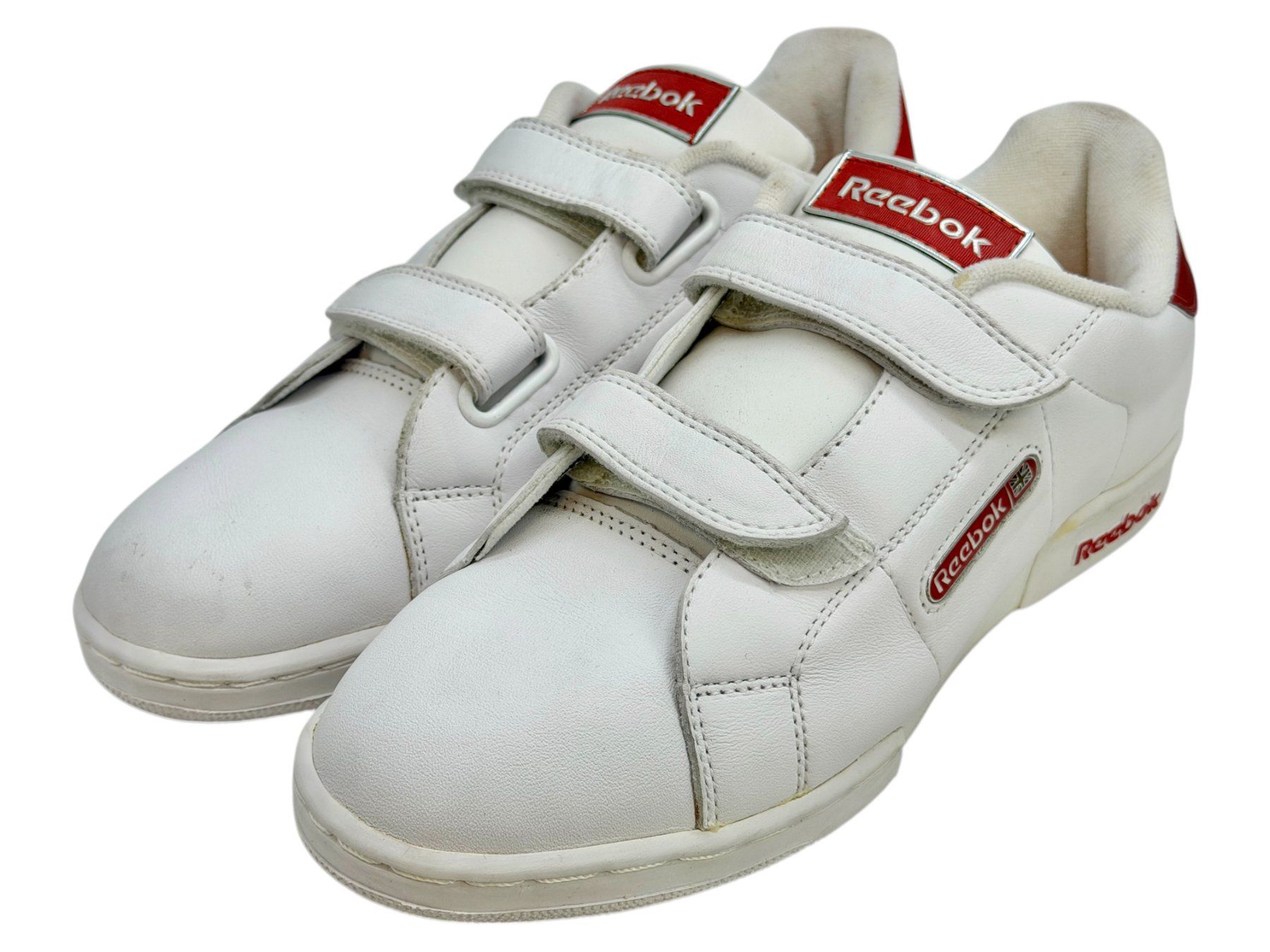 Reebok Herrenschuhe: Reebok - Baskets blanches en cuir - Pointure 38 – Gebraucht aus Morges von Novantica 4