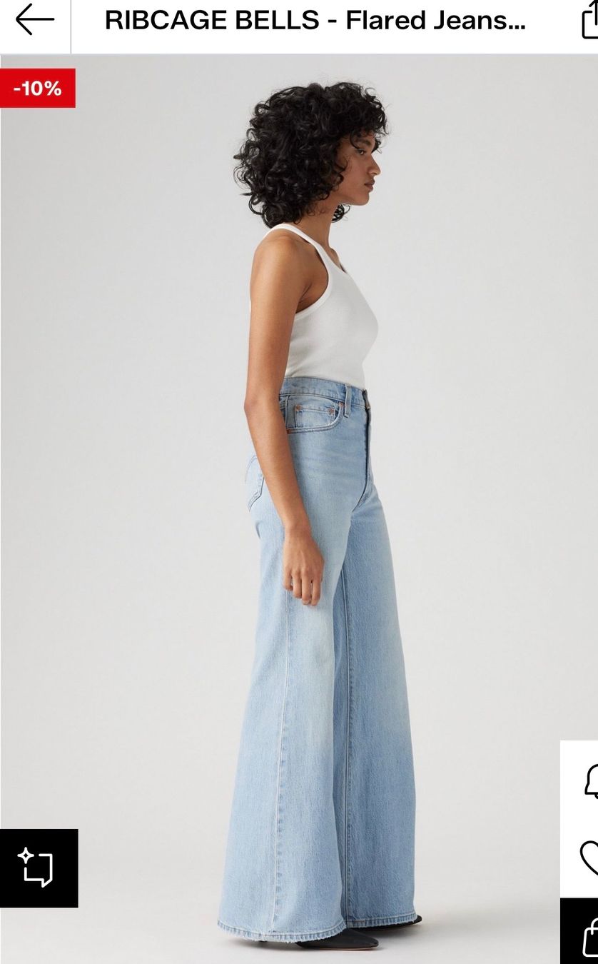 Levi's Jeans: Levis Ribcage Bell jeans 24/30 – Usato da Arzier Le Muids venduto da oma_w5bq 6