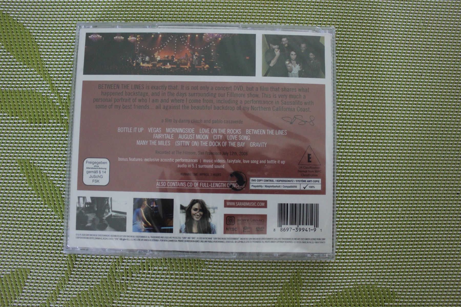 CD: Sara Bareilles - Live At The Fillmore CD NEU – Nuovo e nell'imballaggio originale da Geroldswil venduto da CD-Verkauf-2022 1