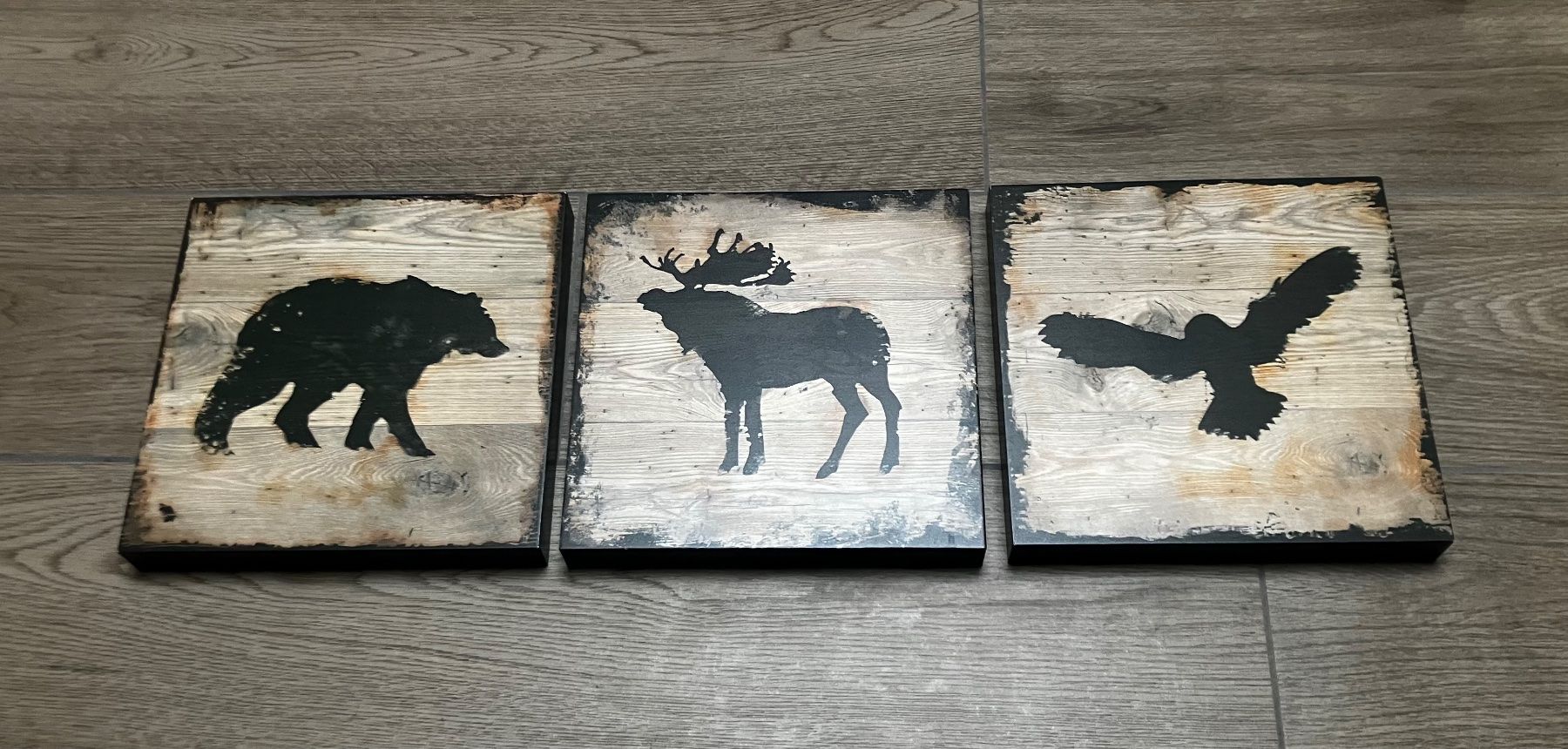 Foto & Immagini: Tierbild dreiteilig – Usato da Jona venduto da m.brun 1