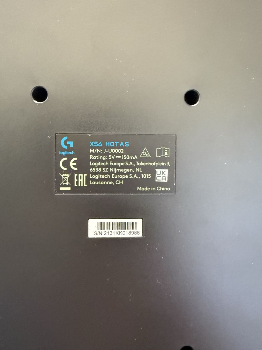 Logitech Manettes: Logitech X56 Hotas – Neuf (Voir description) à Altstätten SG par jas_s9fk 4