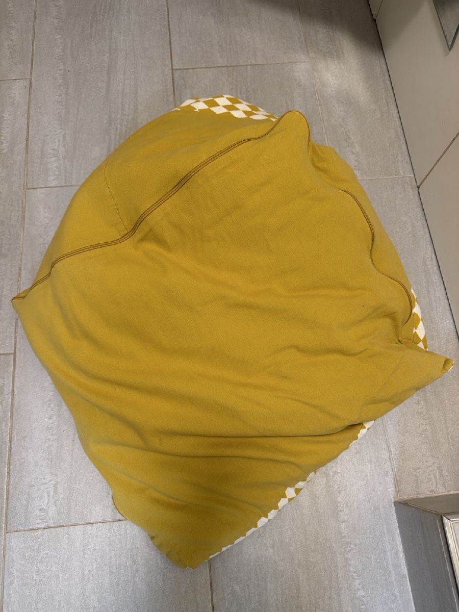 Poltrone: Kinder Sitzsack Vertbaudet gelb mit Muster – Usato da Mellingen venduto da cocco12 2