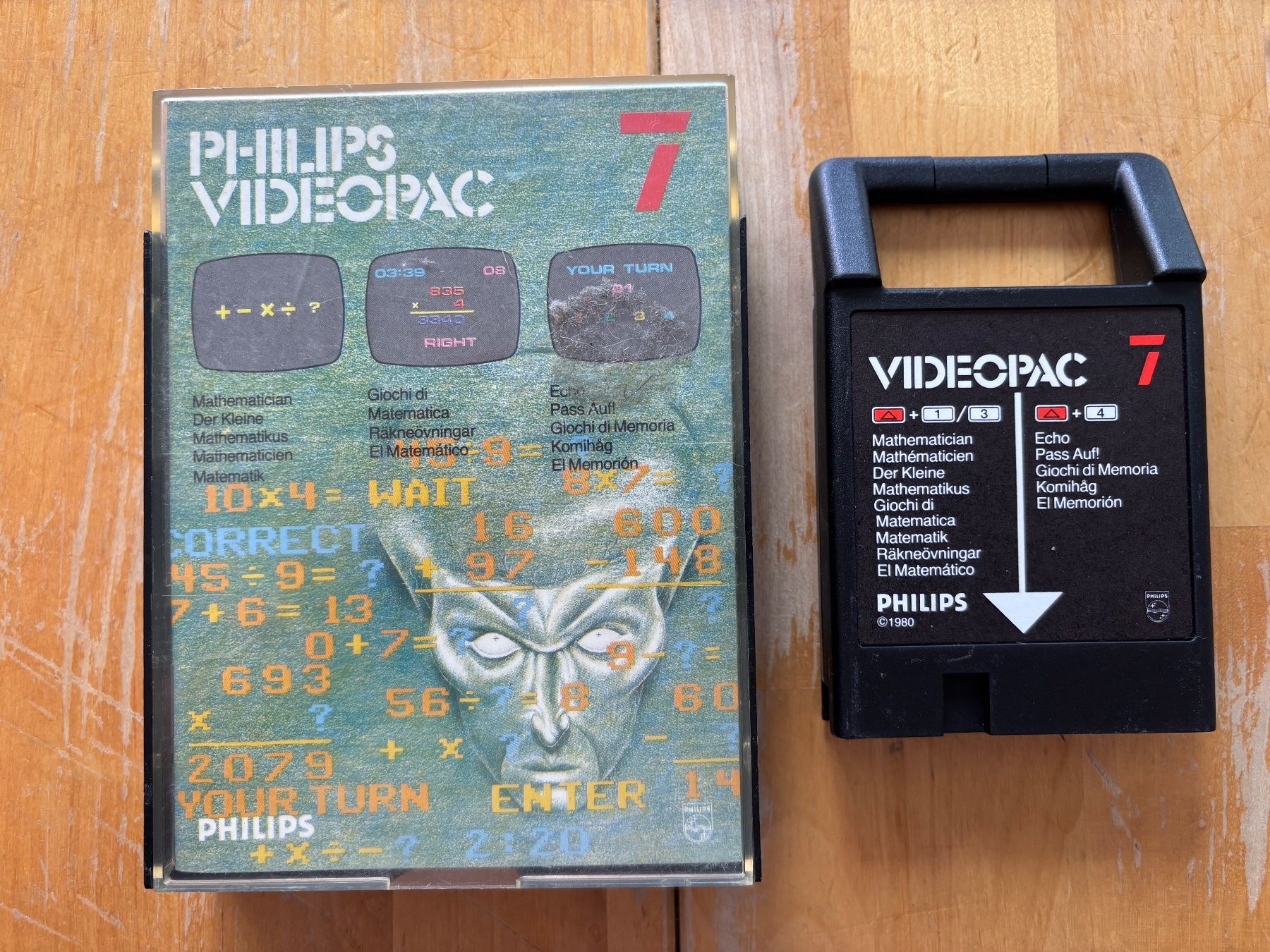 Giochi: Mathematician (CIB) Philips Videopac Konsole – Usato da Frenkendorf venduto da gelbeZinnie