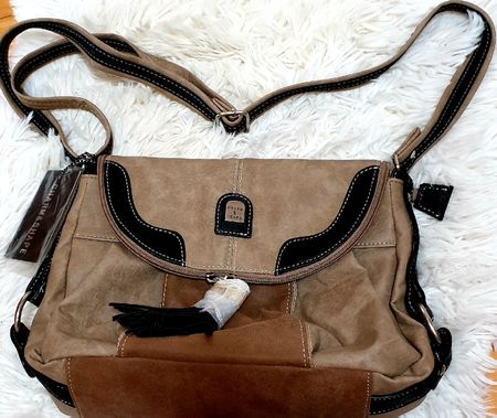 Charm & Shape Damen Tasche braun/schwarz