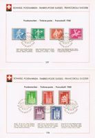Sammelblätter Baudenkmäler 1960, Nr. 177-180 ET Kt. 250.-