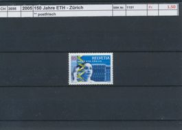 2005 "150 Jahre ETH - Zürich", ** postfrisch