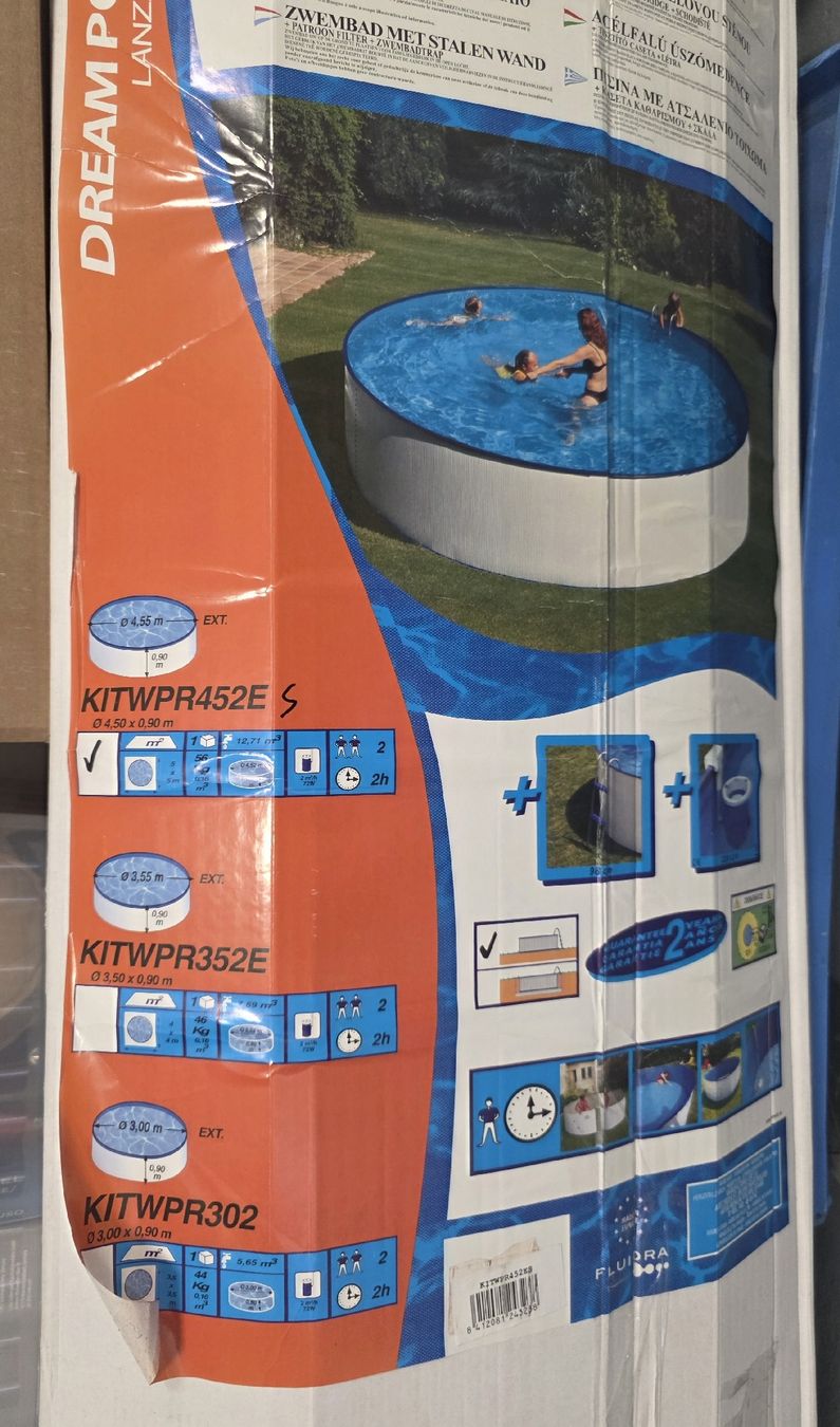 Piscine: Neuer 4.5m Pool komplett Set + Winterabdeckung – Nuovo e nell'imballaggio originale da Hölstein venduto da tar_72c2