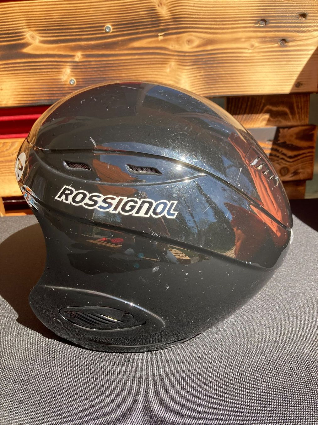 Rossignol Caschi: Kinder Skihelm Rossignol schwarz – Usato da Deitingen venduto da Calimi 1