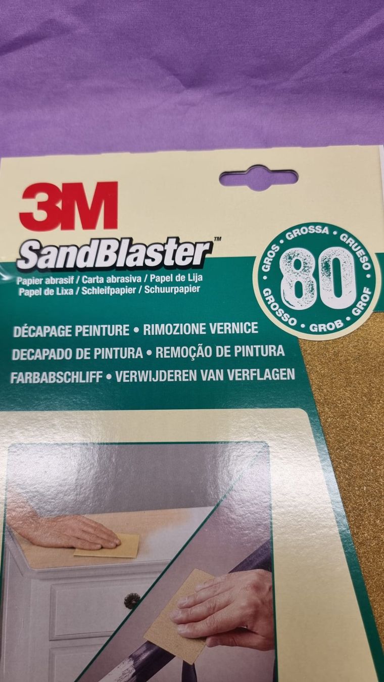 3M Alle Werkzeuge: 3M Sandblaster Farbabschliff Schleifpapier 80 Körnung – Neu und originalverpackt aus Rebstein von James-Dean 1