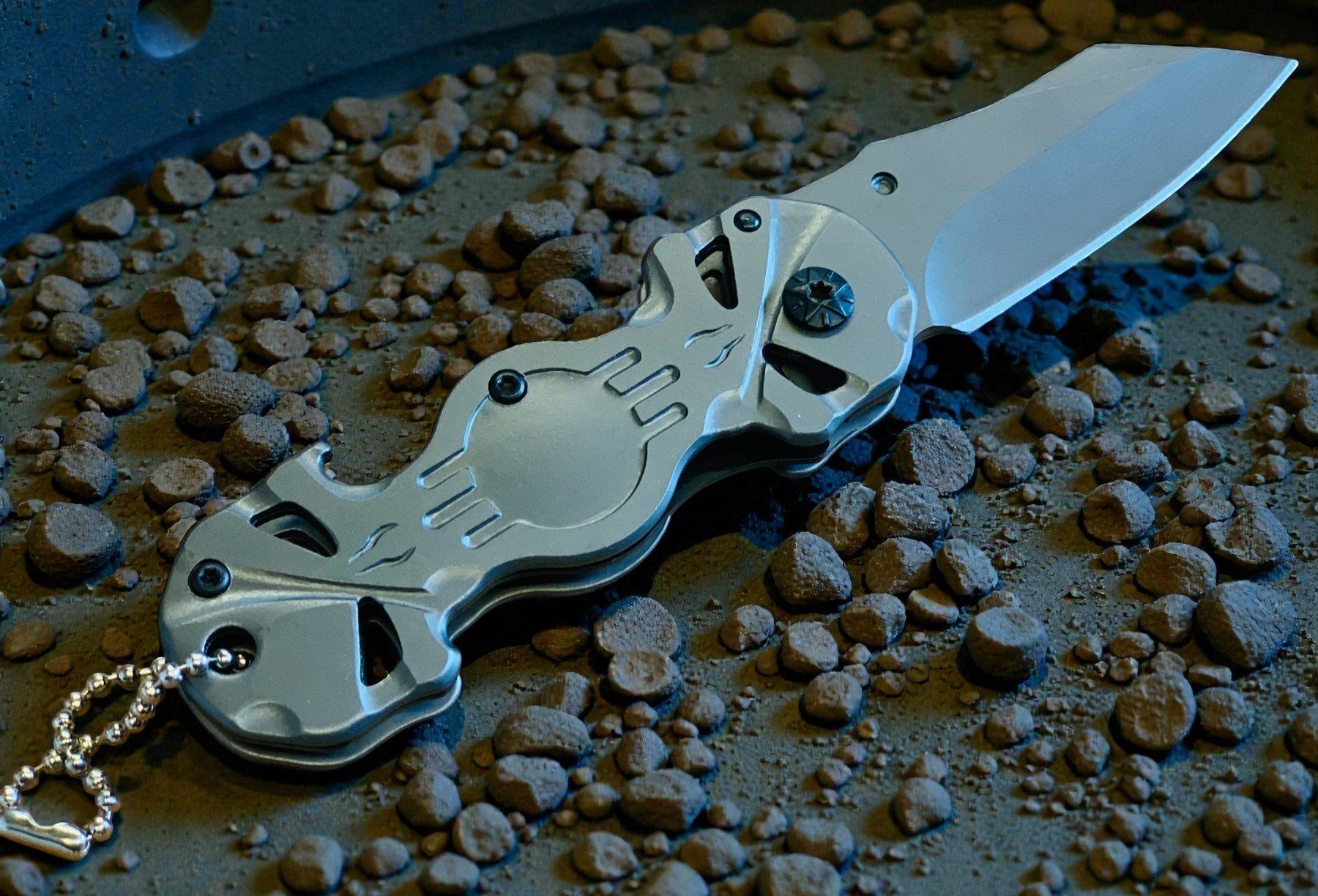 Accessori: Tactical Klappmesser Messer SKULL Sergeant 15cm NEU – Nuovo e nell'imballaggio originale da Bergdietikon venduto da shopAgent 1