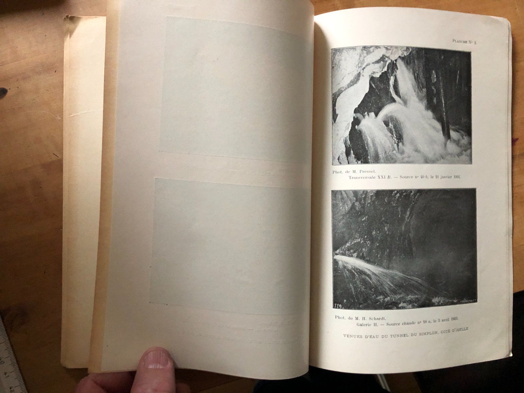 Libri: Hans Schardt: Percement du Tunnel du Simplon 1905 – Usato da Zürich venduto da allp 7