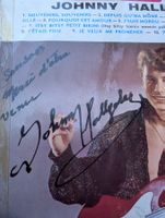 Johnny Hallyday signiert    " Hello Johnny"  Platte LD 521