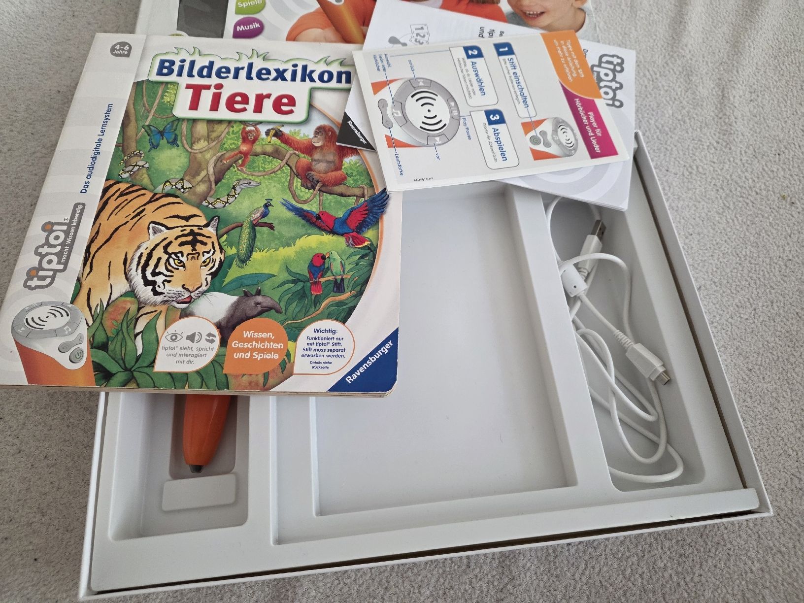 Tiptoi Giochi: Tiptoi Starter-Set Stift + Bilderlexikon Tiere – Usato da Dorf venduto da Echo_Elements 3
