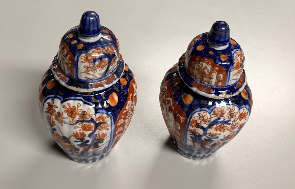 Vase & Récipients: 2 Imari Deckelvasen – D'occasion à Allschwil par ILLUGO 8