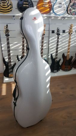 4/4 Cello koffer fiberglass farbe weiss, neu