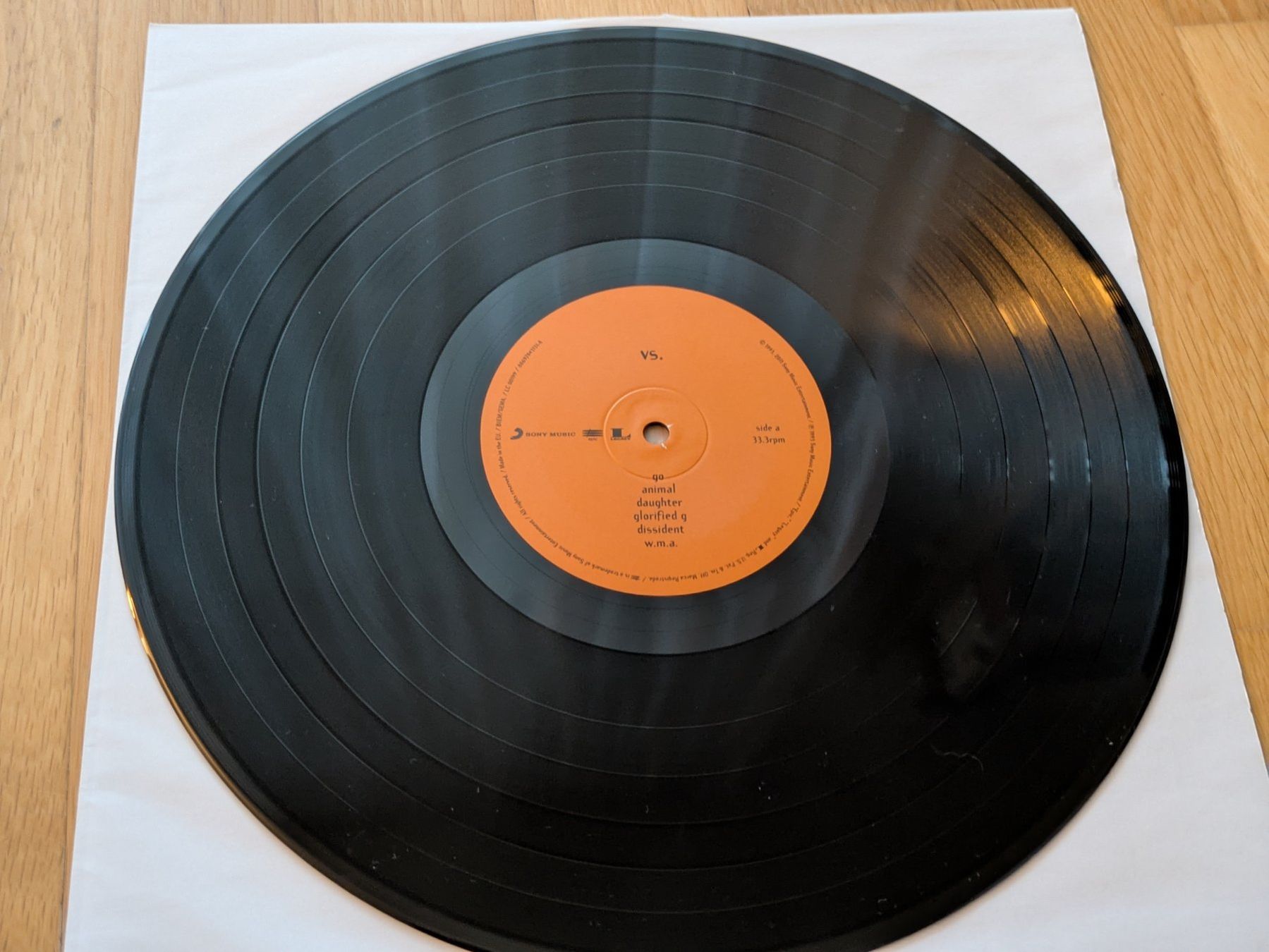 Vinyles: Pearl Jam - VS, Vinyl LP – D'occasion à Dübendorf par PanzerGeneral 3