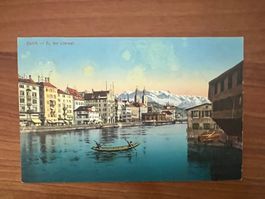 AK 1916 Zürich Limmat  (G2954)