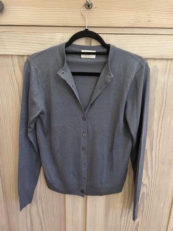 Unger Collection Seide Kaschmir Cardigan, Gr. S, Blau!