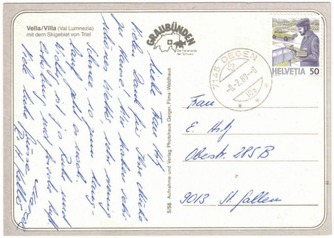 Cartoline postali: Vella - 5 Bild AK Vella – Usato da Binningen venduto da Mountainrider 1