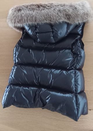 Moncler Daunenweste Gr. 34 schwarz