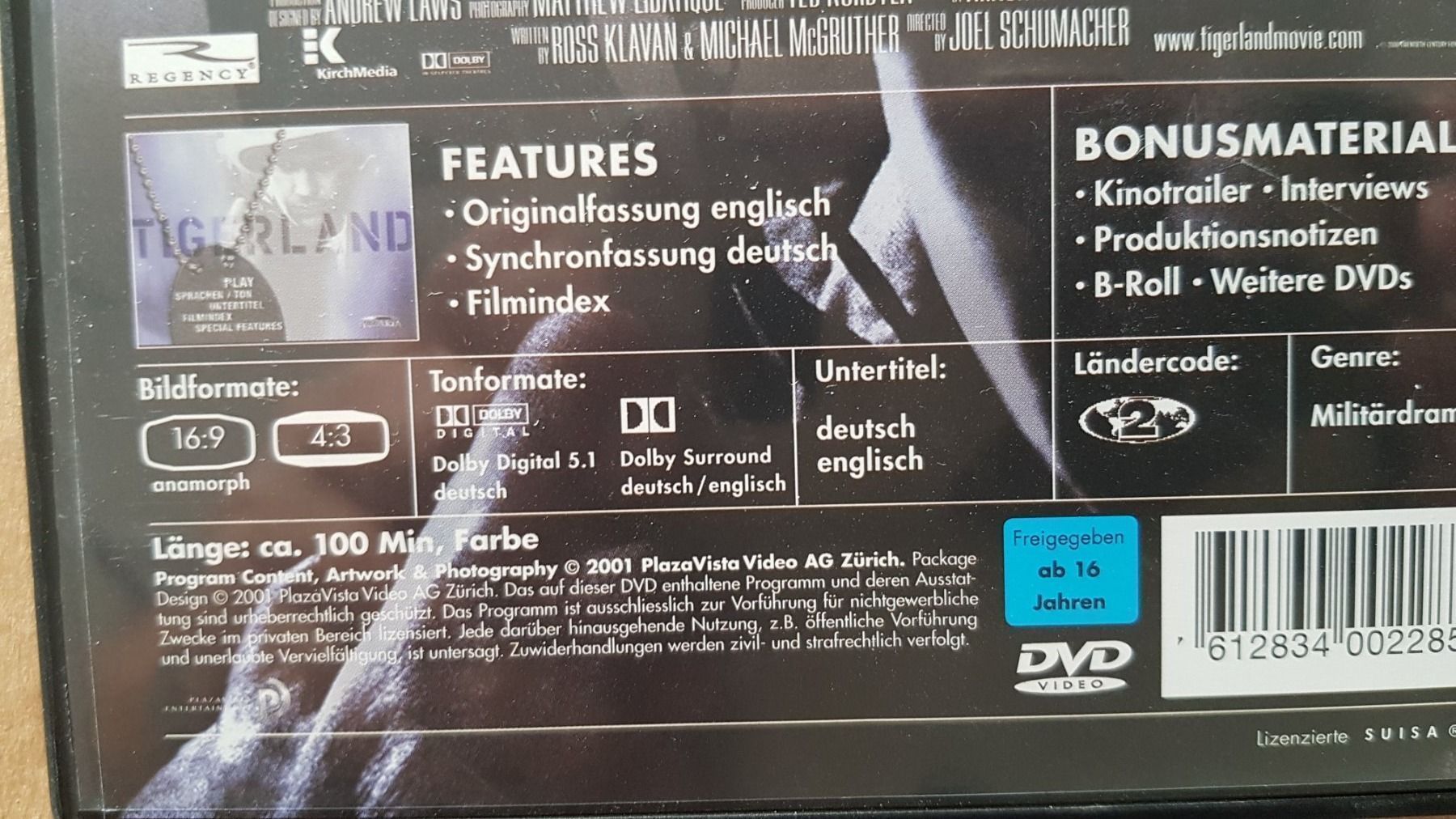 Tutti i DVDs: DVD Tigerland / Colin Farrell – Usato da Oetwil am See venduto da fineli2 1