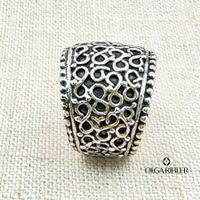 Statement Silber Ring 925 Grösse 49