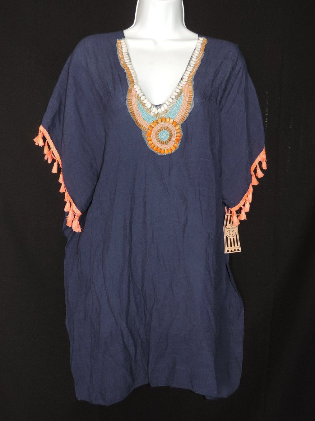 Tuniken: tunique de plage bleu marine – Gebraucht aus Genève von Axelle333 5