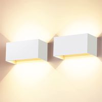 LED Wandleuchten Wandlampen 2er Set 24W IP65 3000K warmweiss