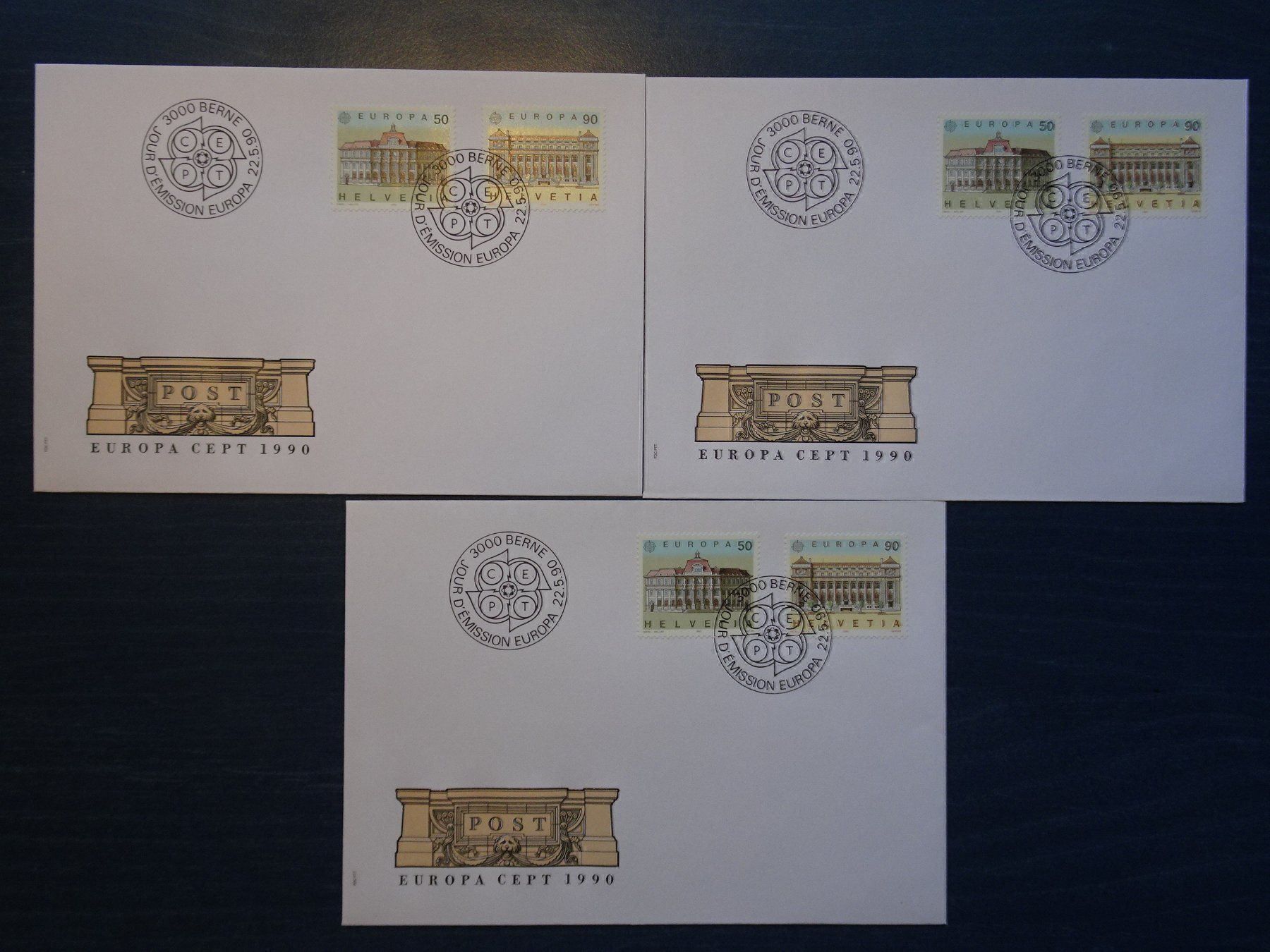 Tous les timbres: 1990 – Neuf (Voir description) à Aadorf par Chnorli-Furz