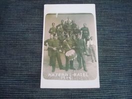 AK - Foto - Karte - Militär - Kaserne Basel - 1919