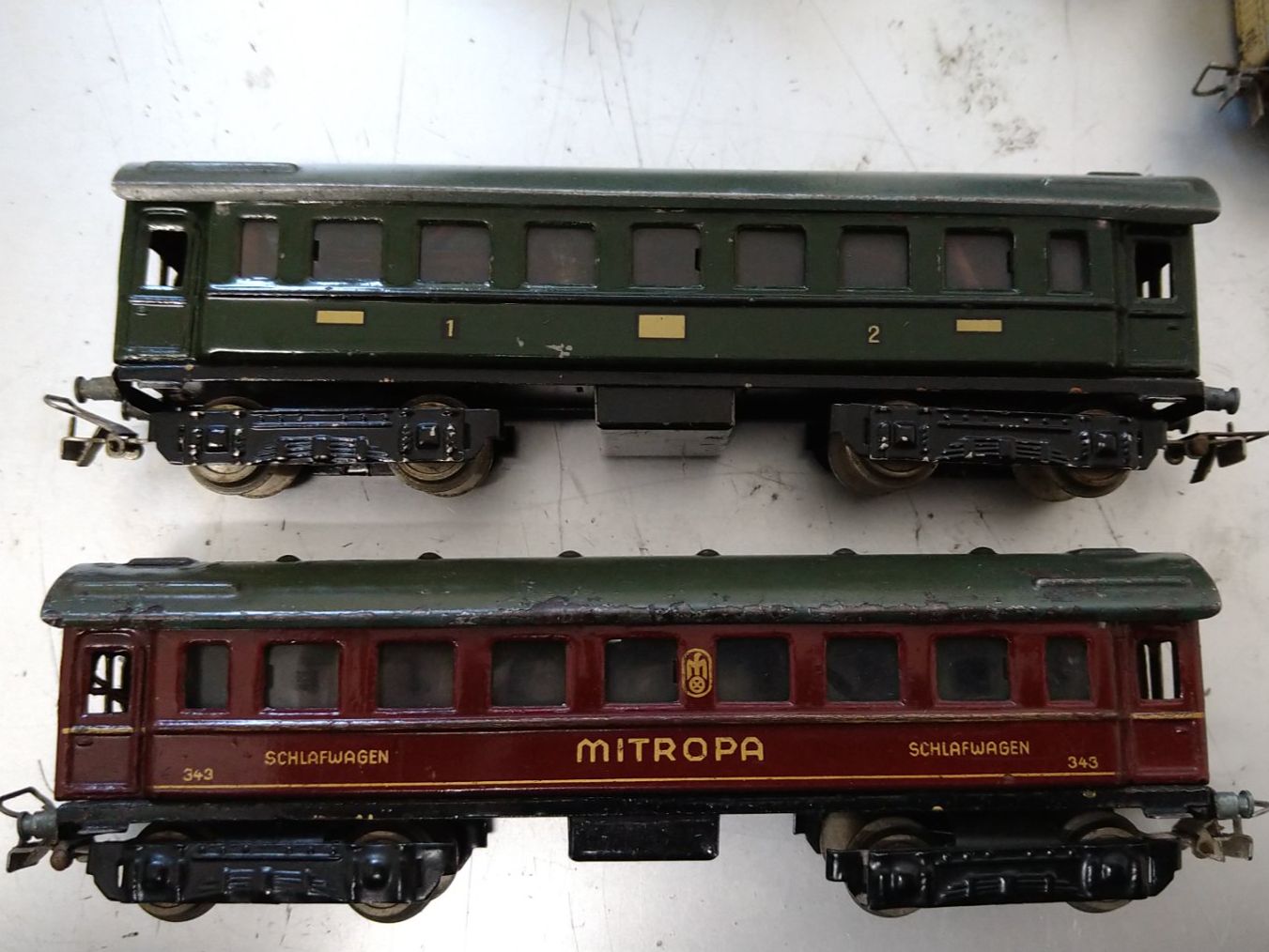 Märklin Modellini di ferrovie: 5 Märklin Blechwagen – Usato da Lohn SH venduto da Gitane0 1