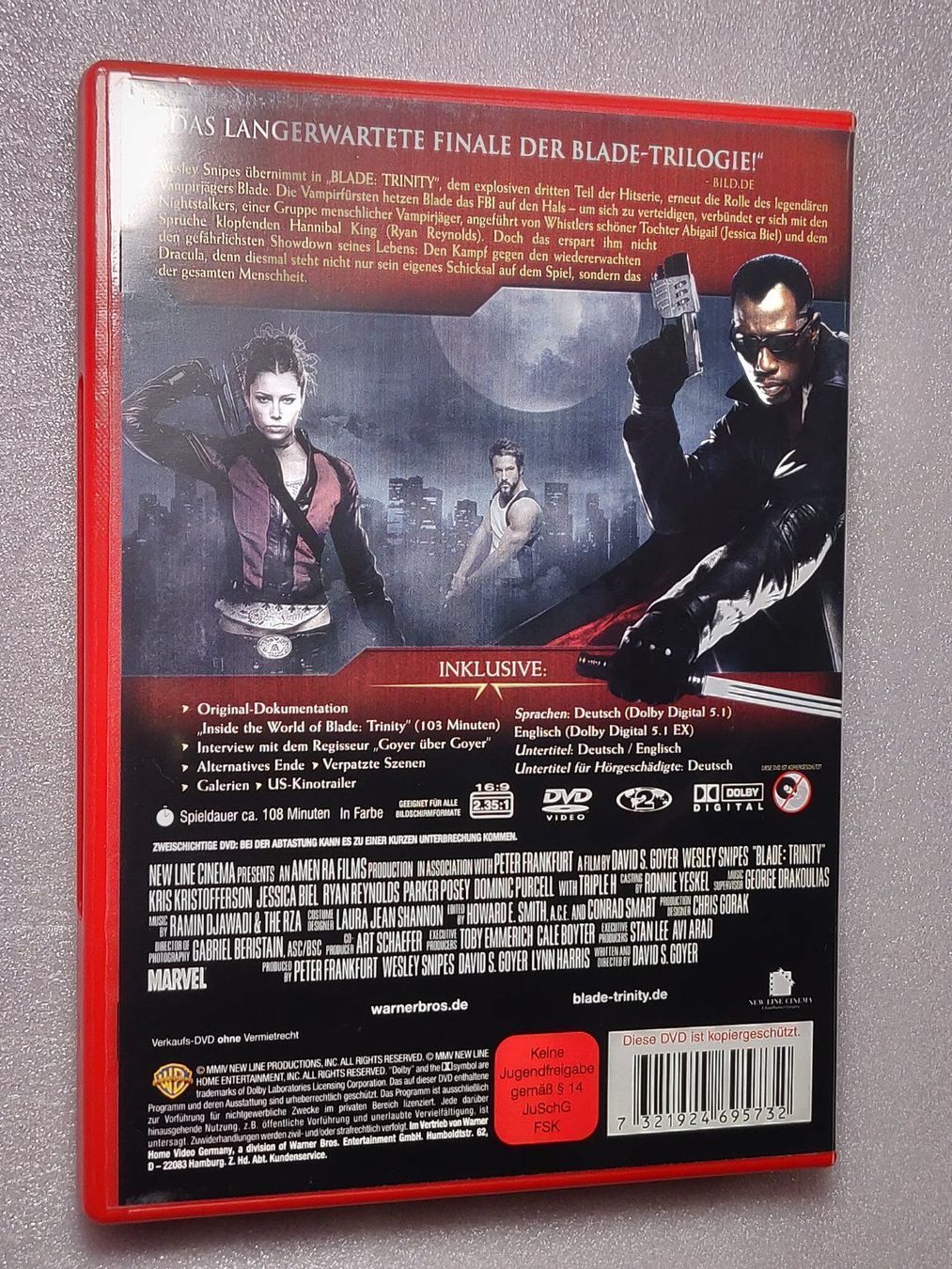 Alle DVDs: Blade 3 / Original Kinofassung / 2 DVD – Gebraucht aus Zollikofen von Blackie 1