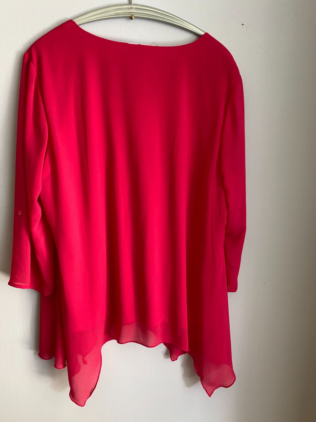 C&A Camicette: Himbeerrote Bluse CANDAR C&A 40 – Usato da Luzern venduto da Turmliebe 1