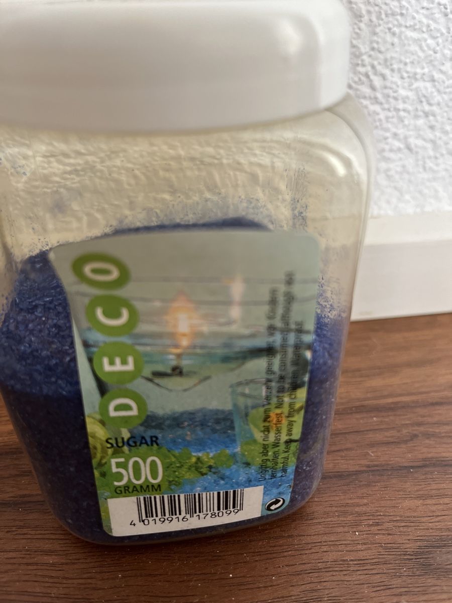 Kit bricolage: Dekosand Dekozucker blau – Usato da Andelfingen venduto da estark 3