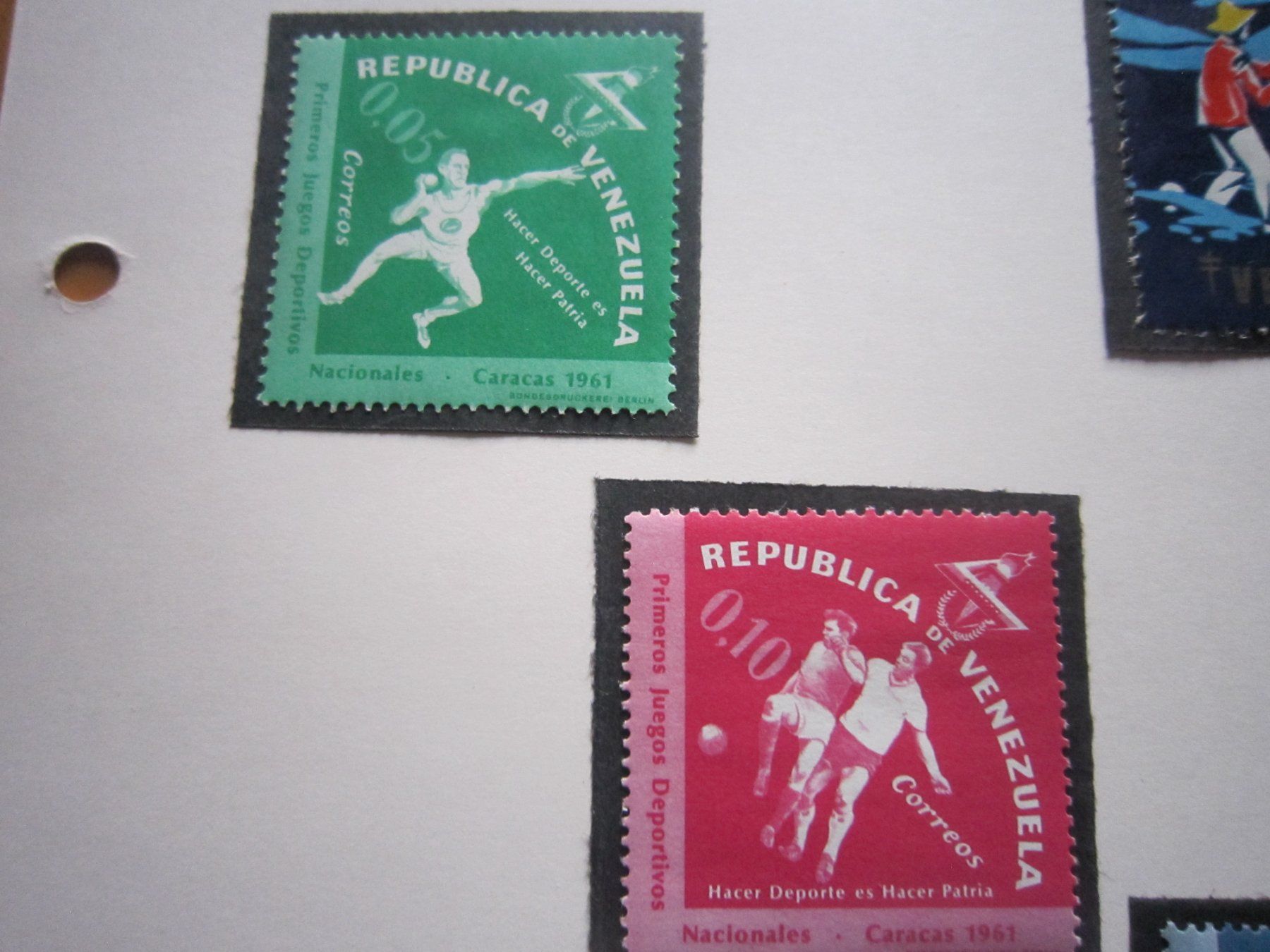 Tutti i francobolli: Mk2 Kleine Sammlung Venezuela 1961 – Usato da Gordola venduto da Polentaefung 2
