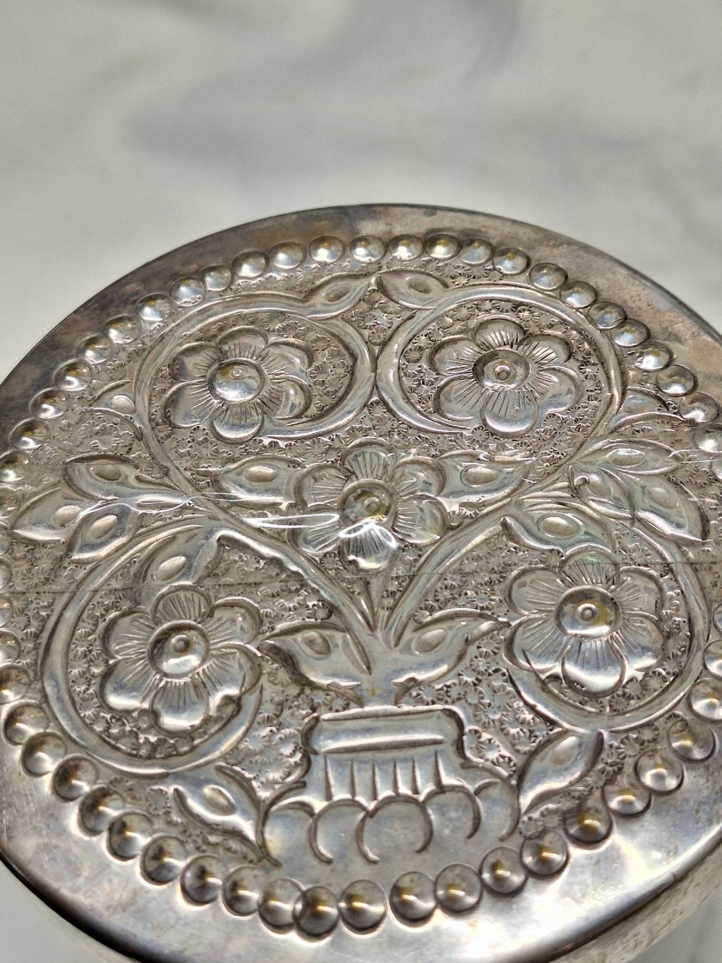Bicchieri: Glasdose mit versilbertem Vintage OVO Deckel – Usato da Rheinfelden venduto da Cleopatra2000 1