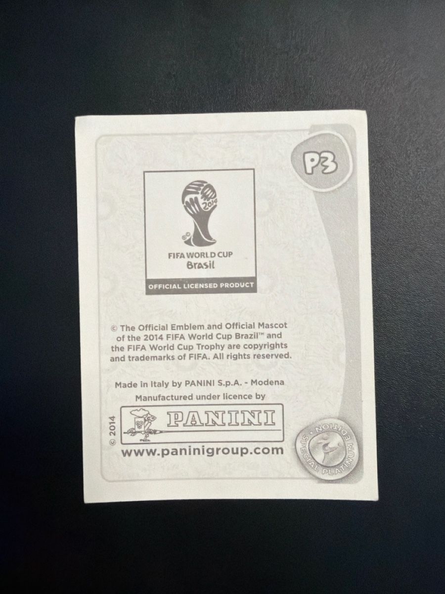 Panini Carte collezionabili: Sticker Thiago Silva WM 2014 Brasilien Panini – Difettoso da wynigen venduto da Birnenmus 1
