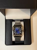 Montre automatique Santos Bleue