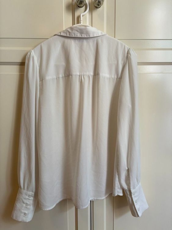 H&M Blusen: Weisse Business-Bluse, H&M, 36 – Gebraucht aus Zürich von Sera.13 3